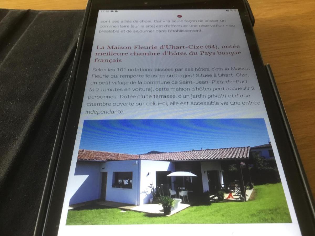 Maison Fleurie Uhart-Cize Ngoại thất bức ảnh